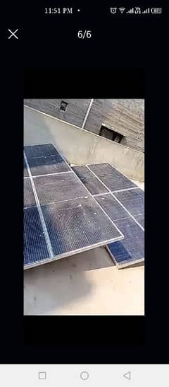 8 plates of solar panel 26o watts