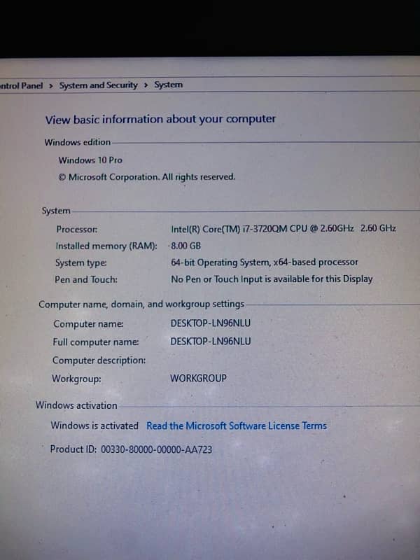 Dell Precision M4600 17 3nd gen Workstation graphics laptop 7