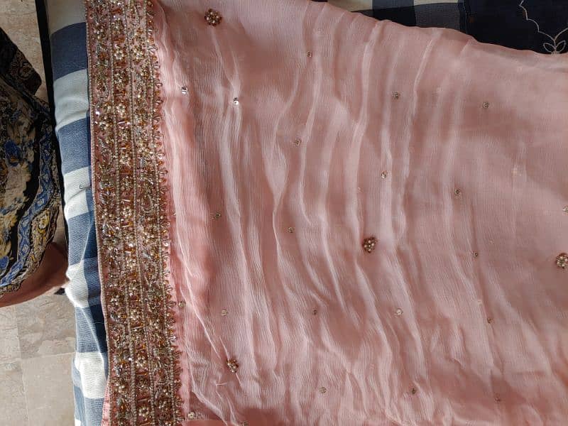 Pink Peach Walima Bridal Maxi 60 Inch. Front Flayer 4