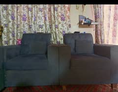 grey colour 7 seater sofa