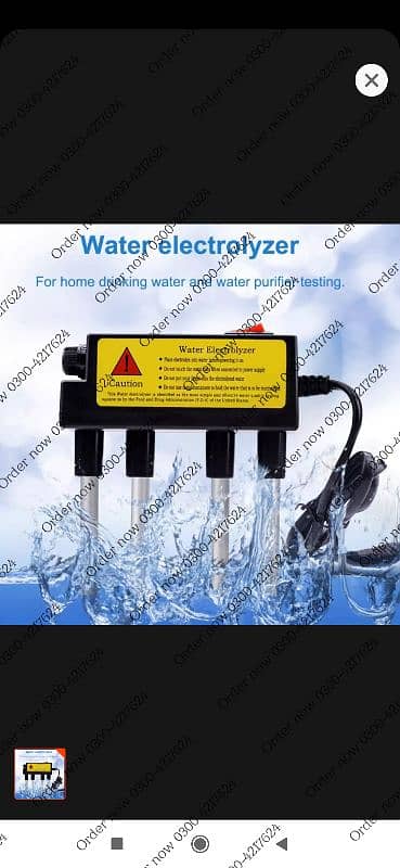 TDS Water Purifier Electrolyzer test / electrolysis of water tools 1