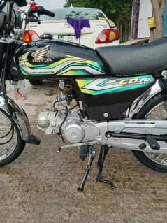 honda 70 model 24 sticker 23 outclass condition no any problem in bike