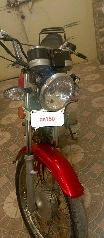 Suzuki GS 150 bike self okay battery okay 7