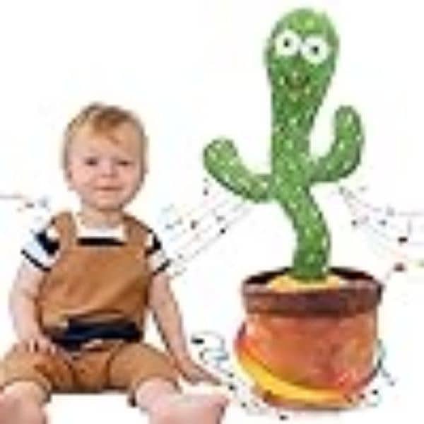 Dancing Cactus Voice Recorder Baby Toys - Plush Toys Singing Cactus 1