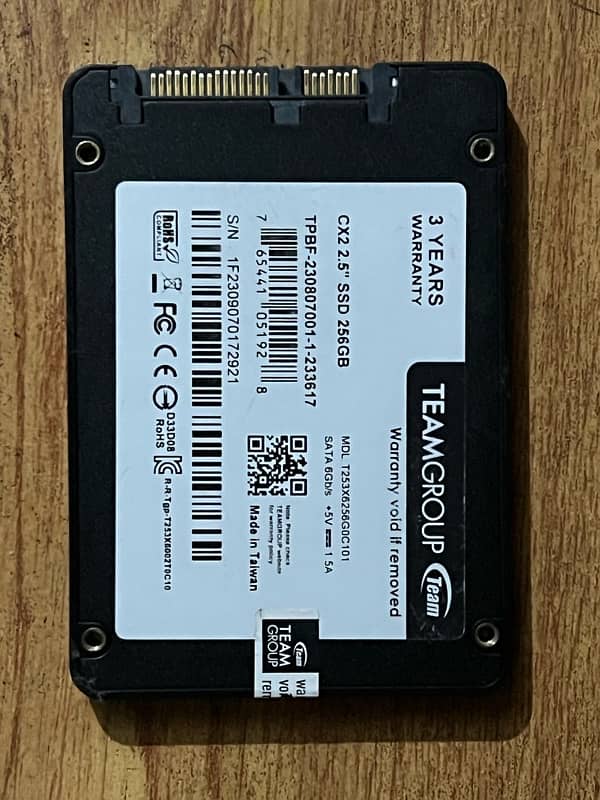 SSD 256GB | TeamGroup CX2 | What’sApp : 03240016436 1