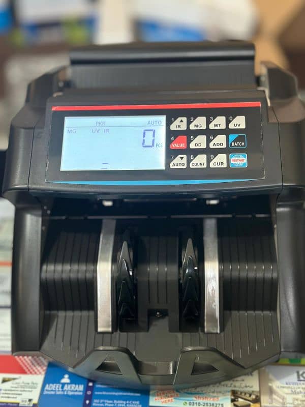 Cash Counter Note Currency Machine SM- Cash Checking Machine Fake Note 9