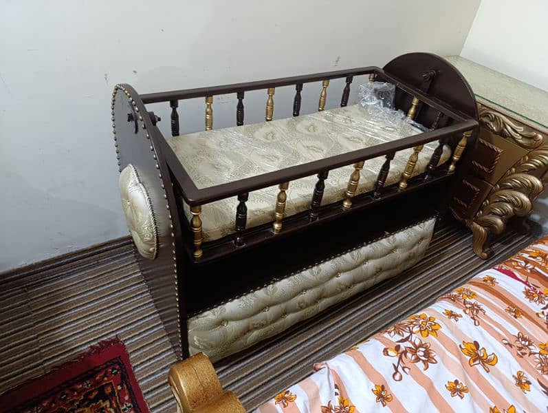 Wooden Baby cart new 6