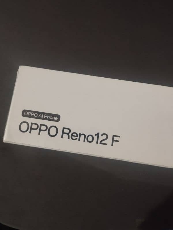 Oppo Reno 12F Box Packed Mobile non active 1