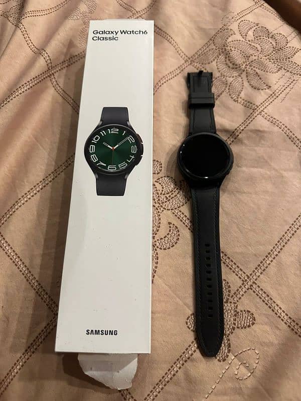 Galaxy watch 6 classic 47mm black 0