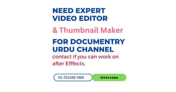 video editor required