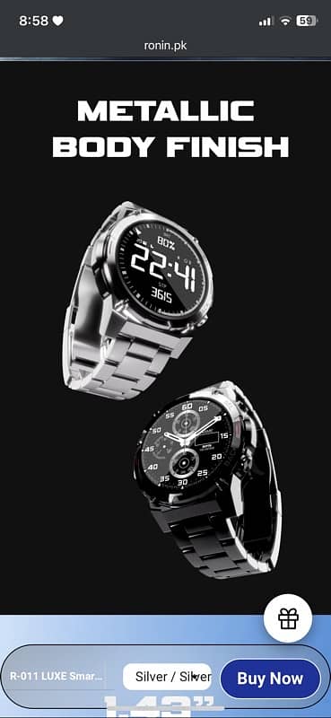 Ronin R-11 luxe smart watch 3