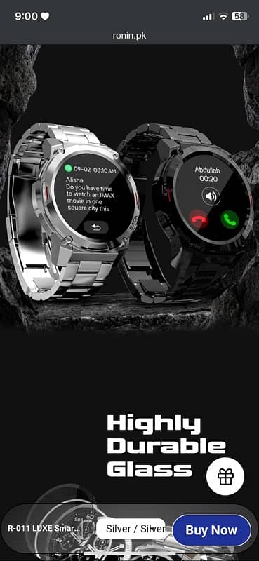 Ronin R-11 luxe smart watch 5