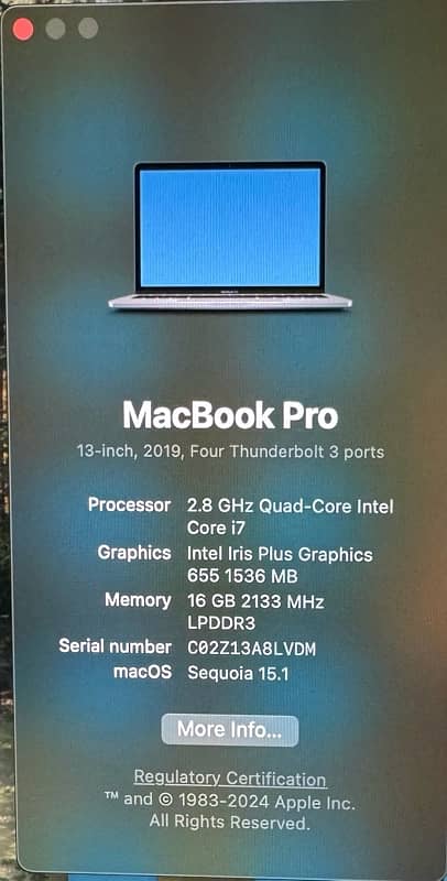 Macbook Pro 2019 0