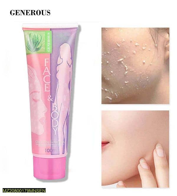 Skin Brightening And Cleansing Scrub Gel 1