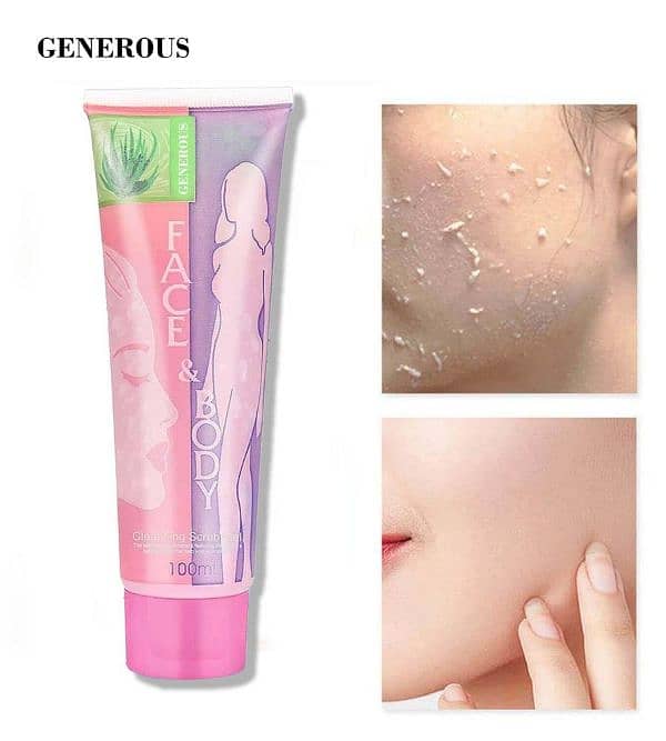 Skin Brightening And Cleansing Scrub Gel 2