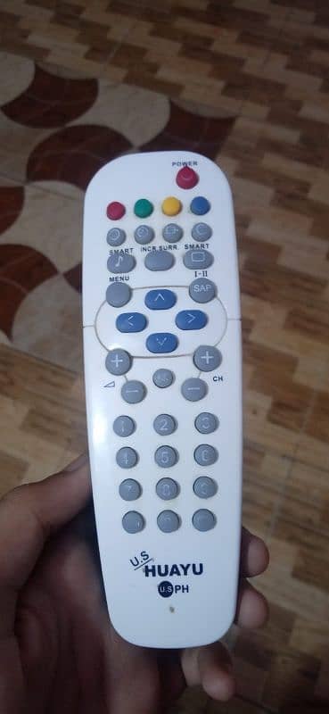 philis tv and remote 0