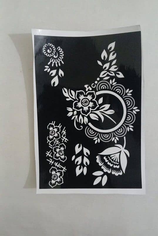 Mehndi sticker 1