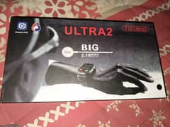 t10 ultra smart watch black color and 2 starp