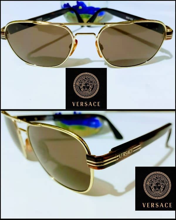 Gold Plated Carrera Ray Ban Wayfarer Burberry Versace Longines adidas 18