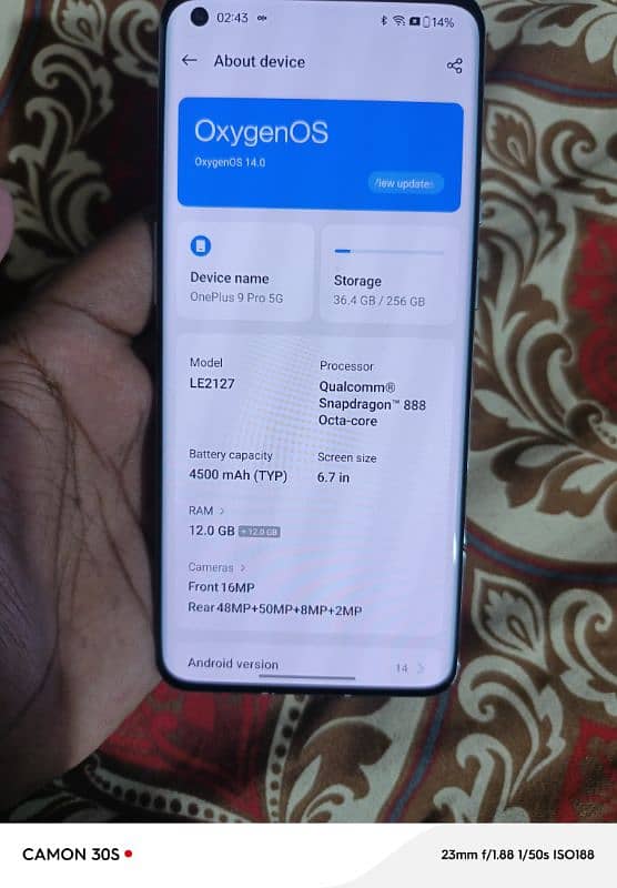 Oneplus 9 pro 12gb,256gb Non pta 2