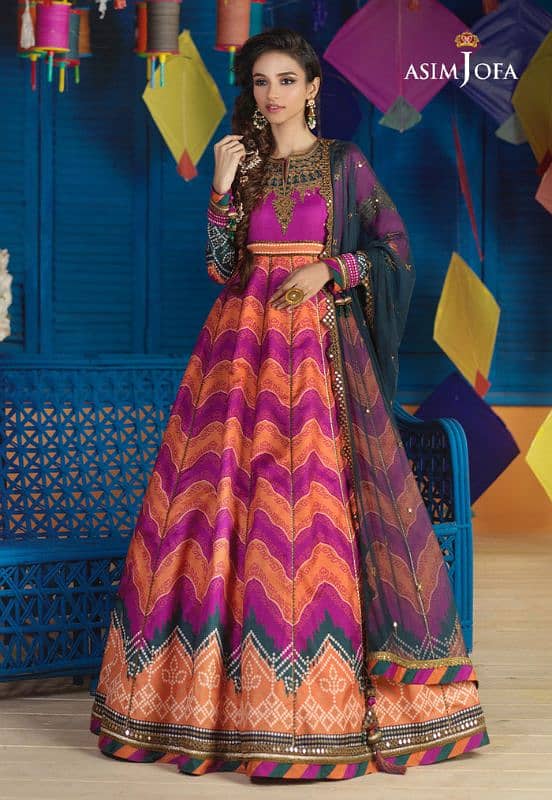 AJFC-58 EMBROIDERED TUSSUR SILK 3 PCS 1