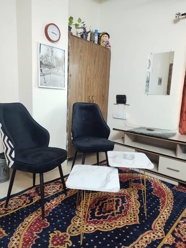 E-11 studio flat Fully Furnished Apartment available for rent in E-11 Islamabad 4