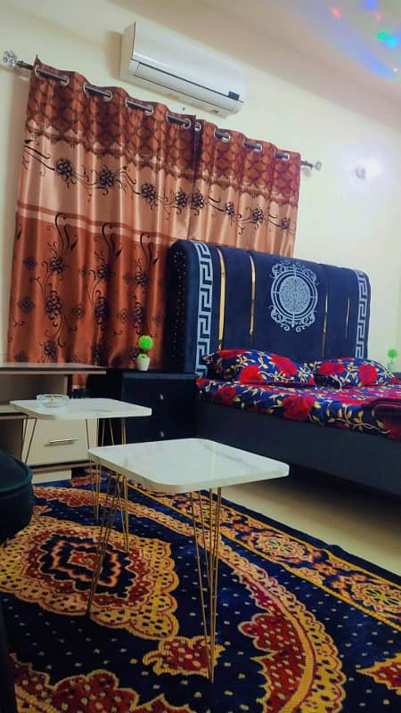 E-11 studio flat Fully Furnished Apartment available for rent in E-11 Islamabad 8