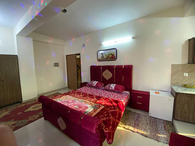 E-11 studio flat Fully Furnished Apartment available for rent in E-11 Islamabad 0