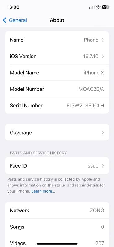 iPhone x 64 gb pta Approved urgent sale 5