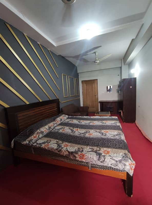 E-11 daily basis and weekly studio flat Full Furnished Apartment available for rent in E-11 Islamabad 0