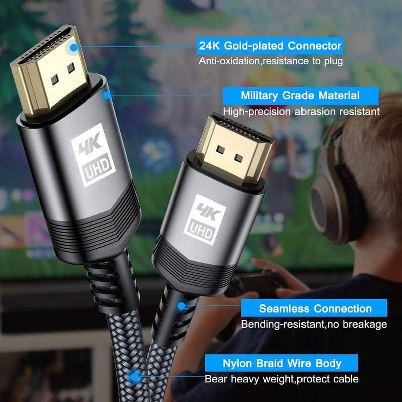 8K 120Hz HDMI 2.1 Cable super resolution, and 3D visual effects 10