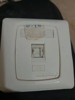 Ethernet Network Single Shutter Faceplate