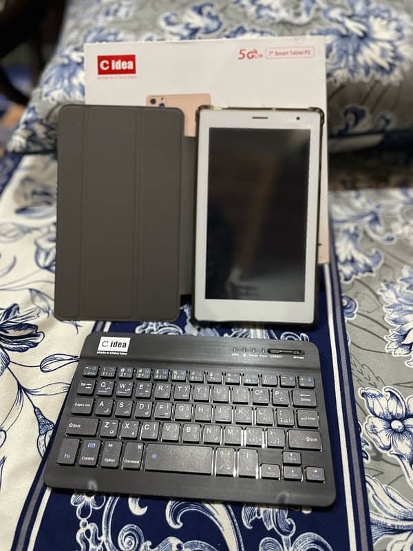 smart tablet pc with keyboard 5g LTE 7