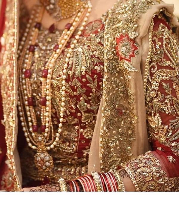 Pakistani branded brides wedding dress walima baraat engagement 3