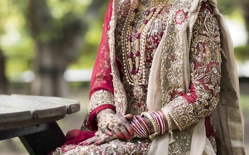 Pakistani branded brides wedding dress walima baraat engagement 5