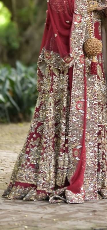 Pakistani branded brides wedding dress walima baraat engagement 7