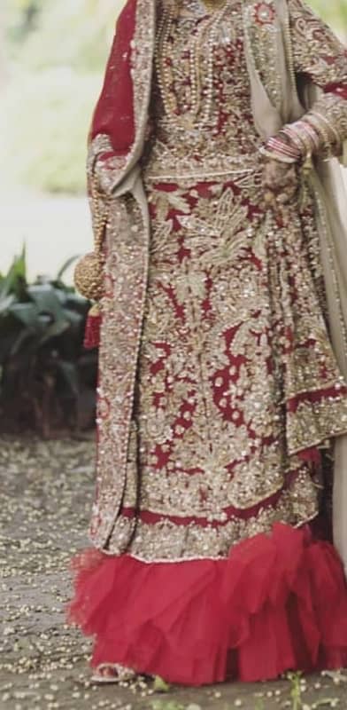 Pakistani branded brides wedding dress walima baraat engagement 8