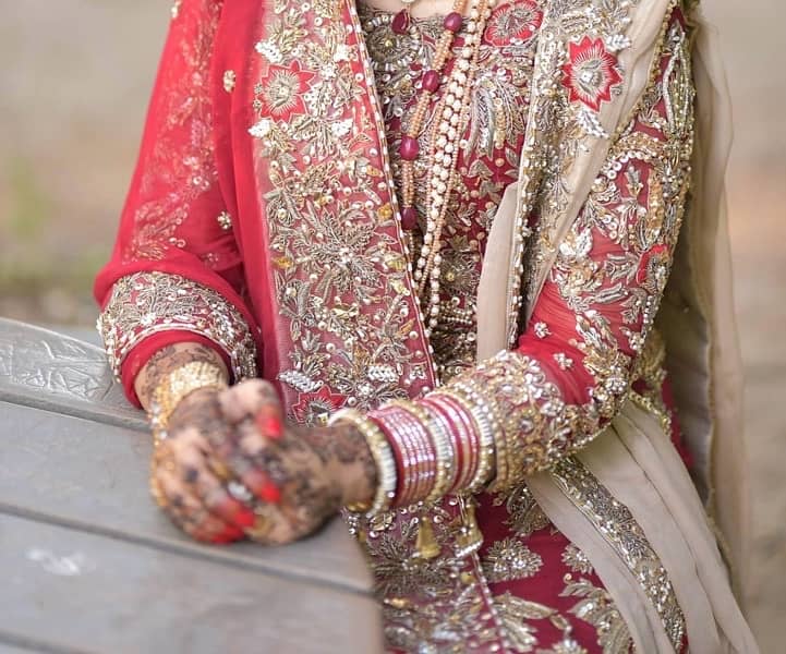 Pakistani branded brides wedding dress walima baraat engagement 9