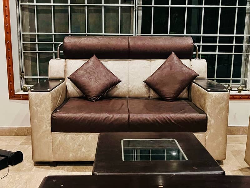 7 Seater Sofa Set with Table Set 1