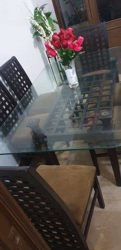 6 chairs dining table for sale 2