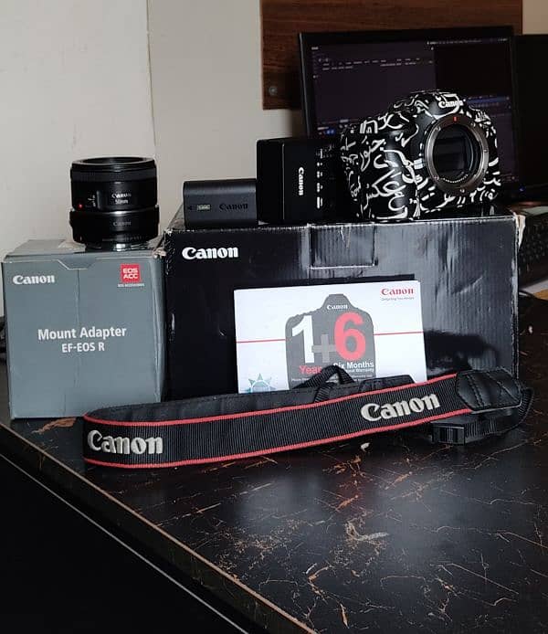 Canon Eos R6 with original adapter 0