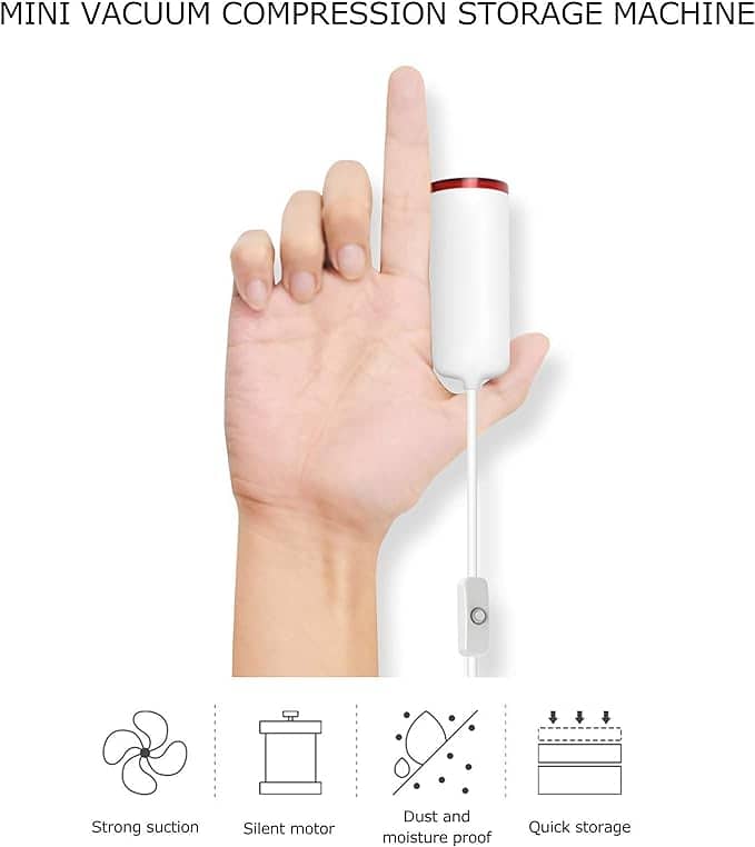 Mini Vacuum Pump, USB Travel Electric Vacuum Pump 3