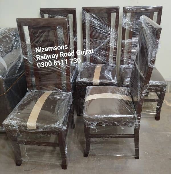 Dinning table with 6 chairs brand new available in Gujrat/0300 611730 1