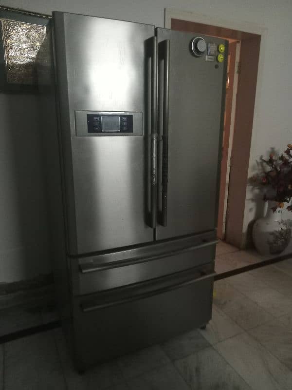 Haier Double Door refergarater and double door freezer 0