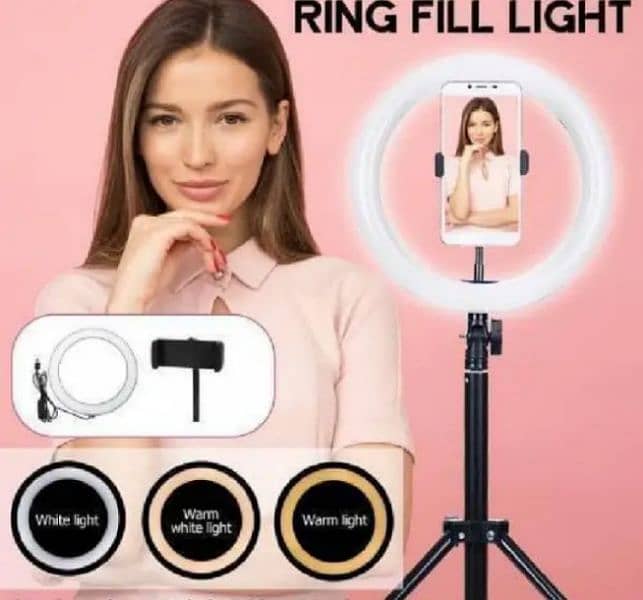 26 CM ring light with phone holder 2