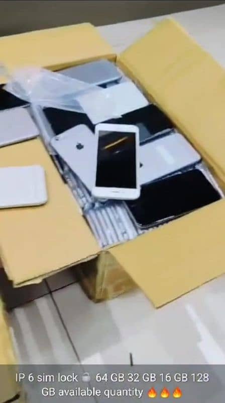 IPHONE 6 mix GB quantity 16/32/64/128 available contact 03353969712 1