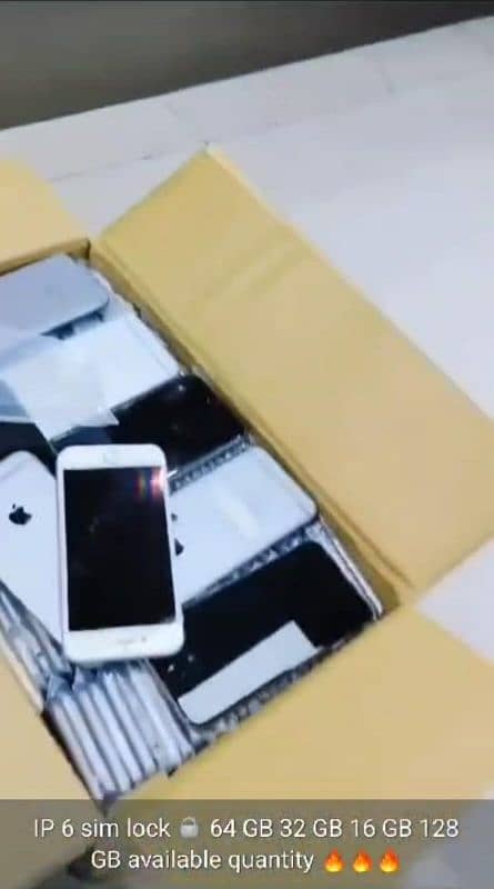 IPHONE 6 mix GB quantity 16/32/64/128 available contact 03353969712 2