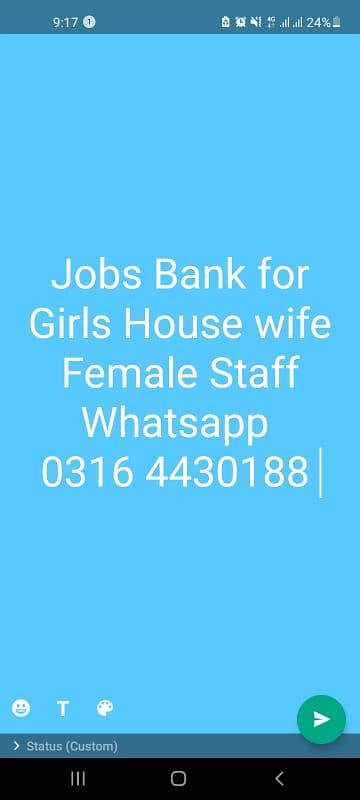 Female Jobs for Girls or Housewife or women Whatsapp 0316 4430188 0