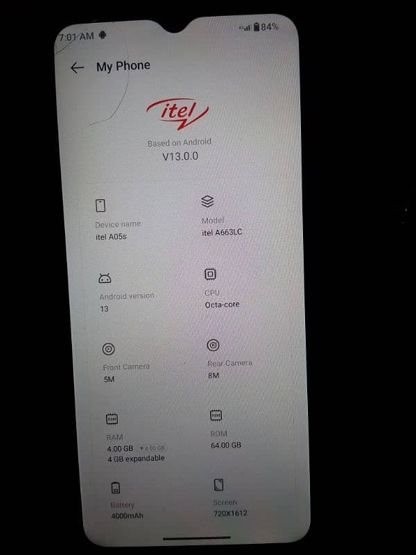 Itel A05s 2