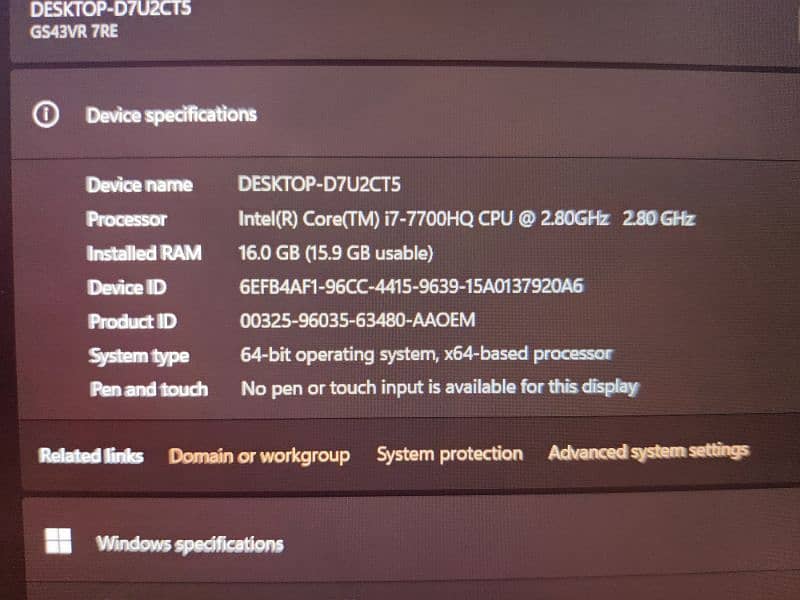 Msi Gs43VR 7RE Gaming Laptop 3